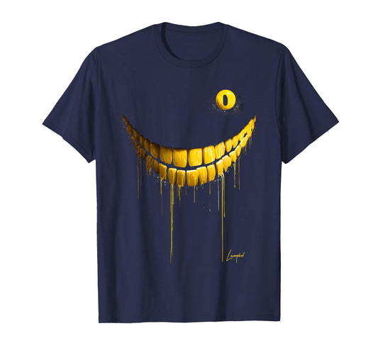 Creepy Evil Face Halloween T-Shirt