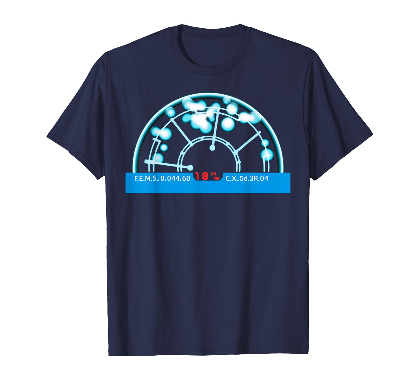 Basic Aliens Funny Motion Tracker Display Retro Space Radar T-Shirt