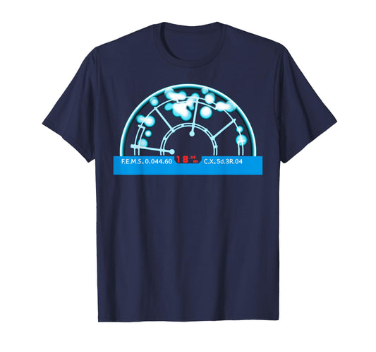 Basic Aliens Funny Motion Tracker Display Retro Space Radar T-Shirt
