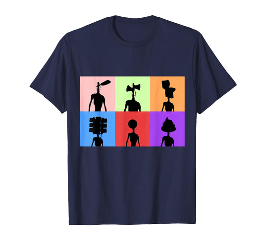 Horror Monster with Sirens for Heads/Kids Horror T-Shirt