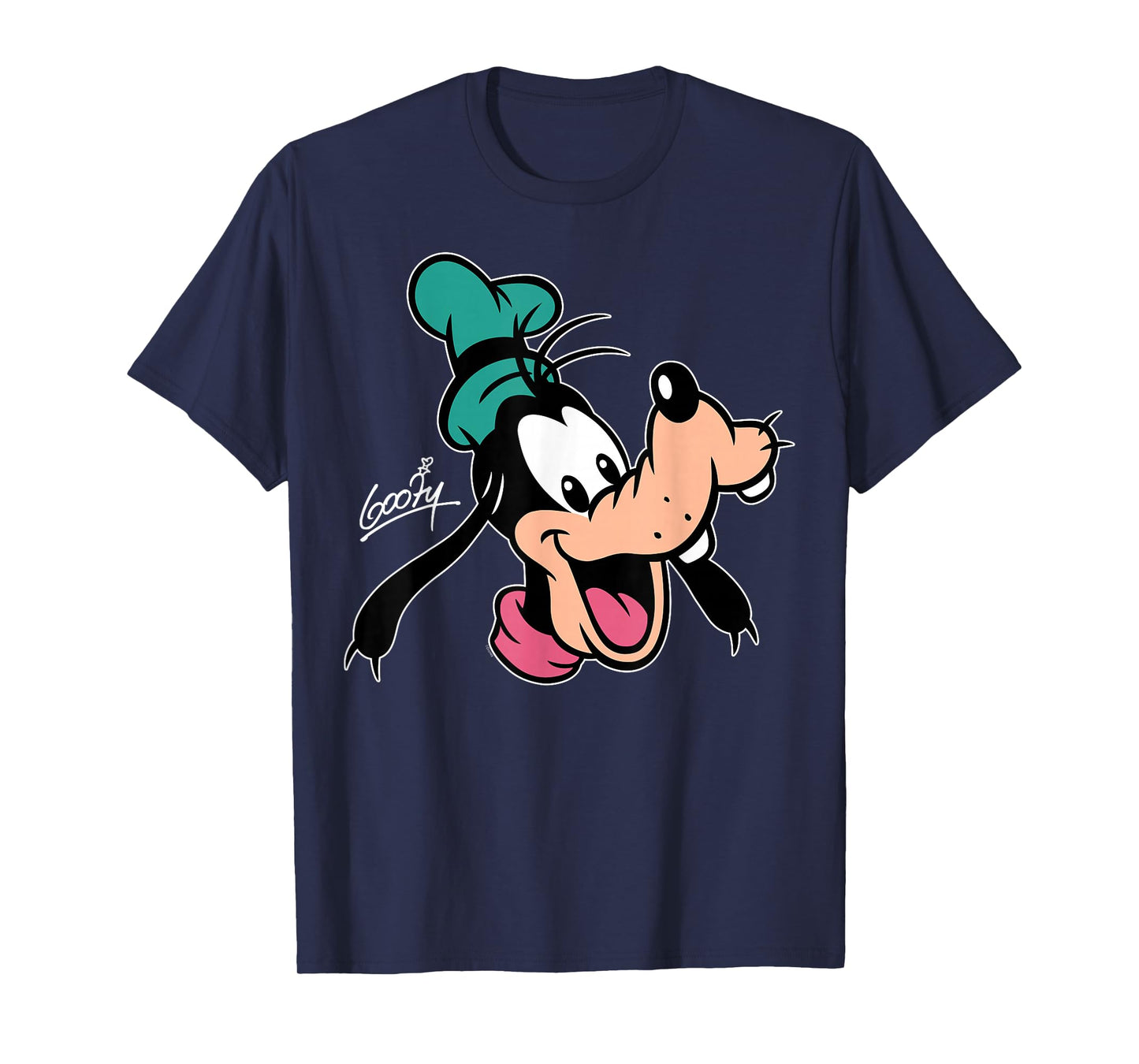 Disney Goofy Big Face Retro Character Trip Matching T-Shirt