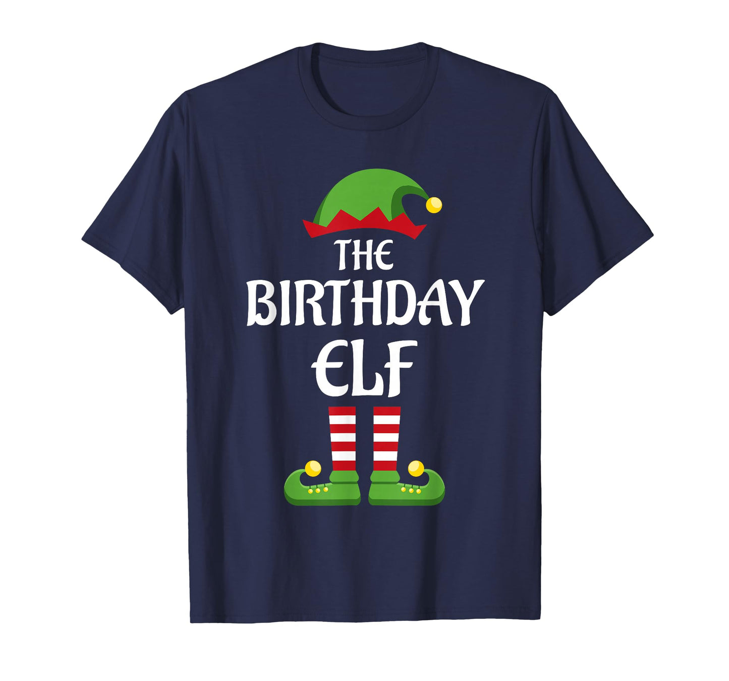 Birthday Elf Family Matching Group Christmas T-Shirt