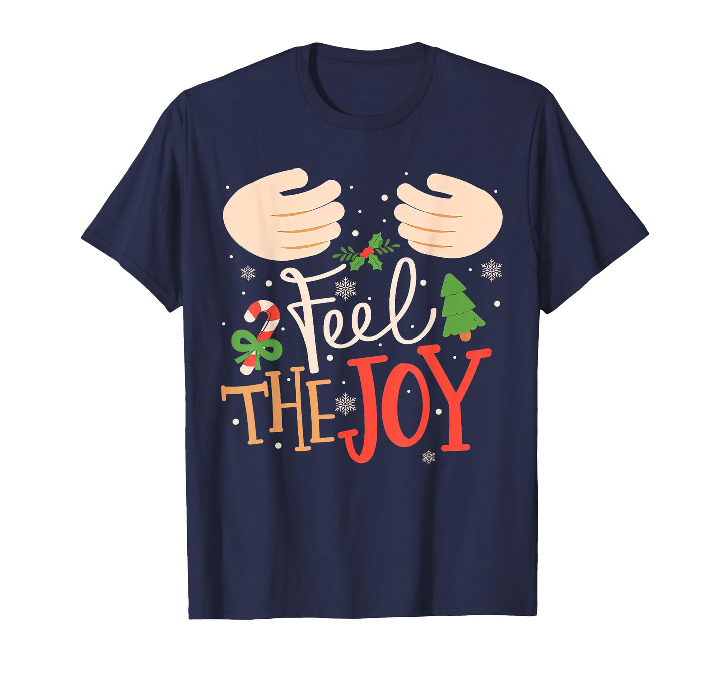 Jingle My Bells Feel The Joy Funny Christmas Matching Couple T-Shirt