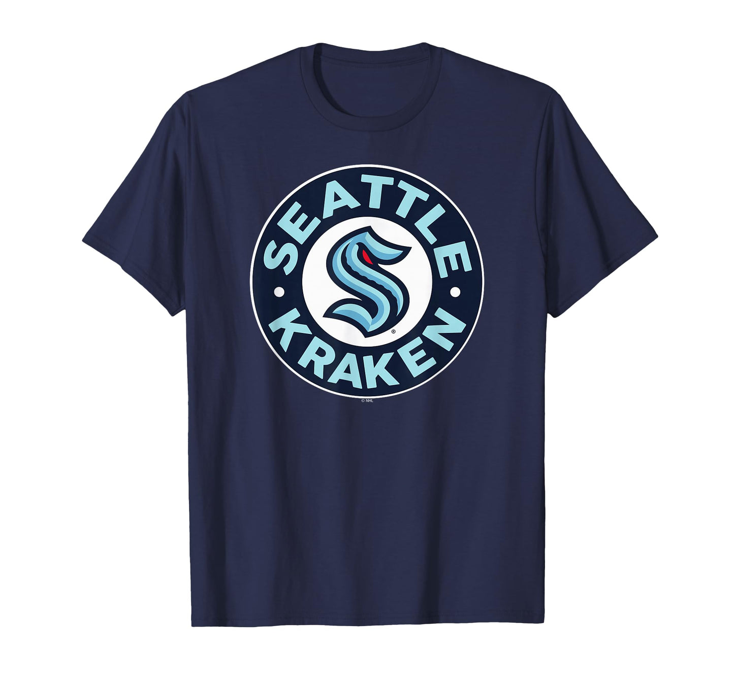 Seattle Kraken Symbol Black Officially Licensed T-Shirt