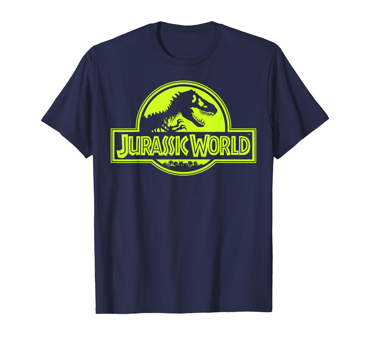 Jurassic World Neon Green Classic Logo T-Shirt