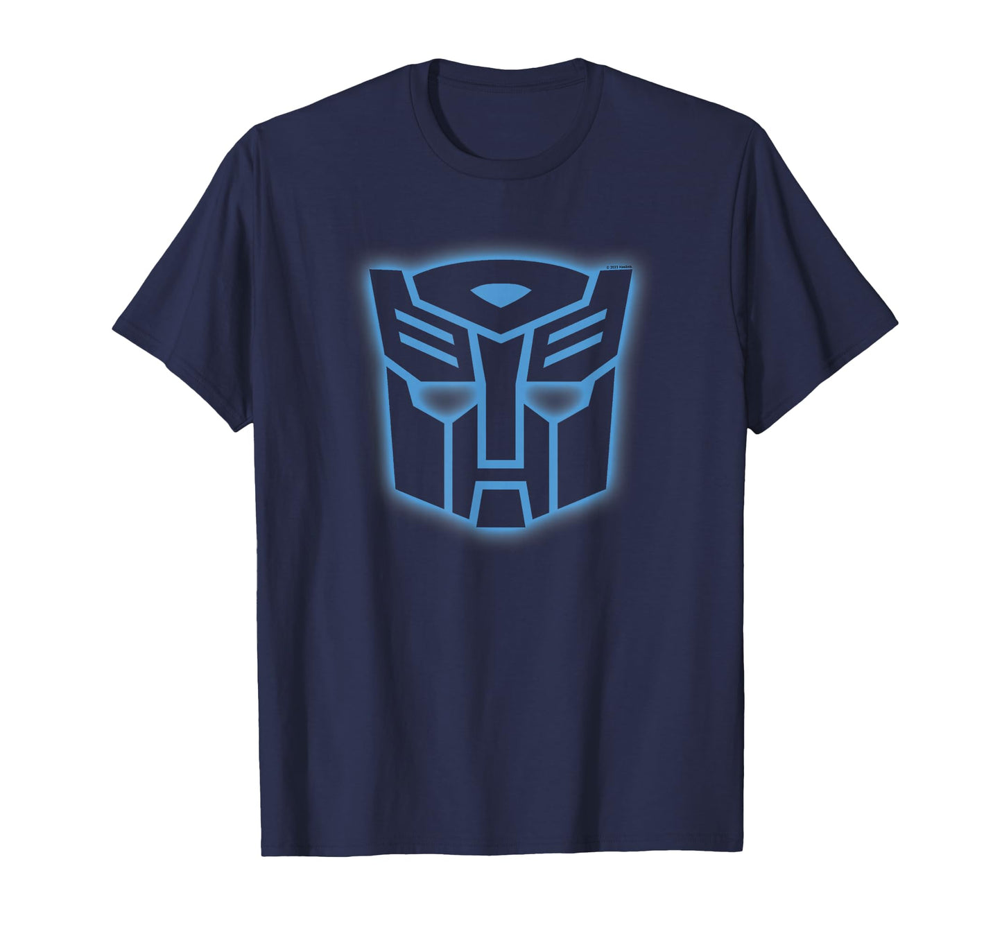 Transformers Autobots Blue Neon Epic Logo T-Shirt