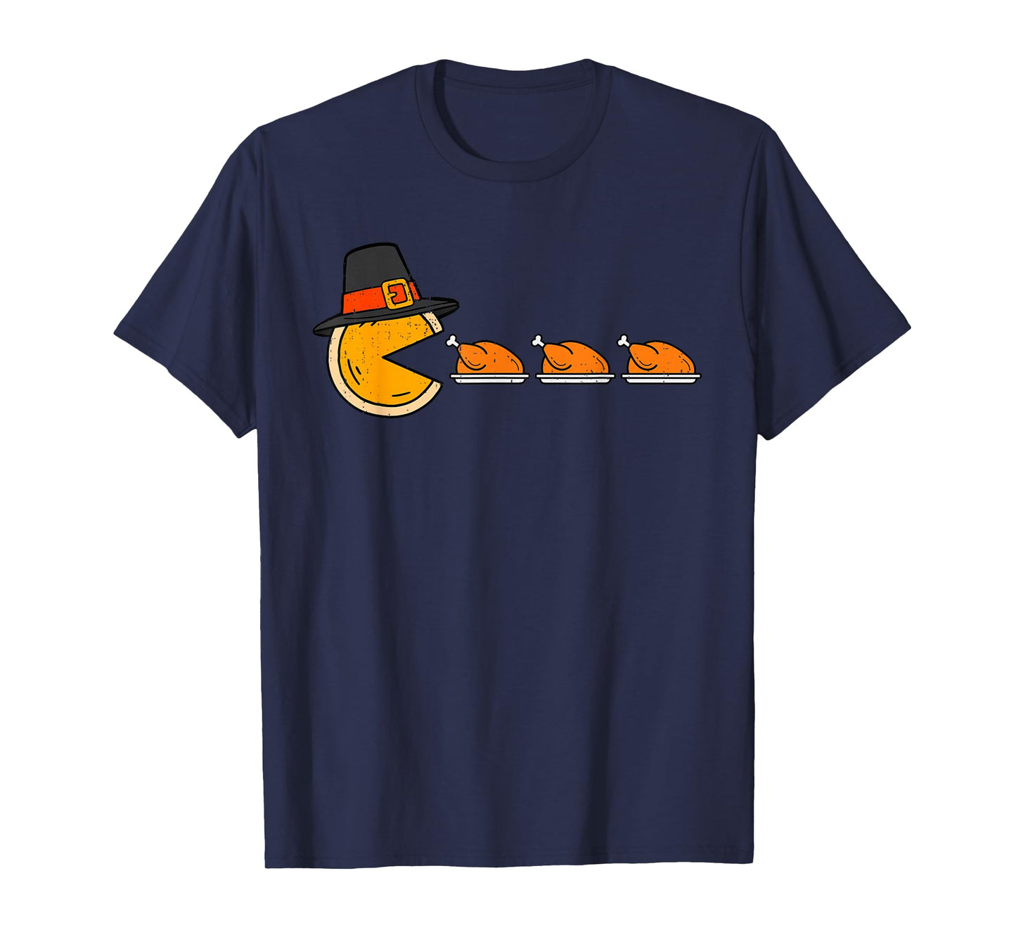Funny Video Game Eating Turkey Thanksgiving Gamer Boys Kids T-Shirt