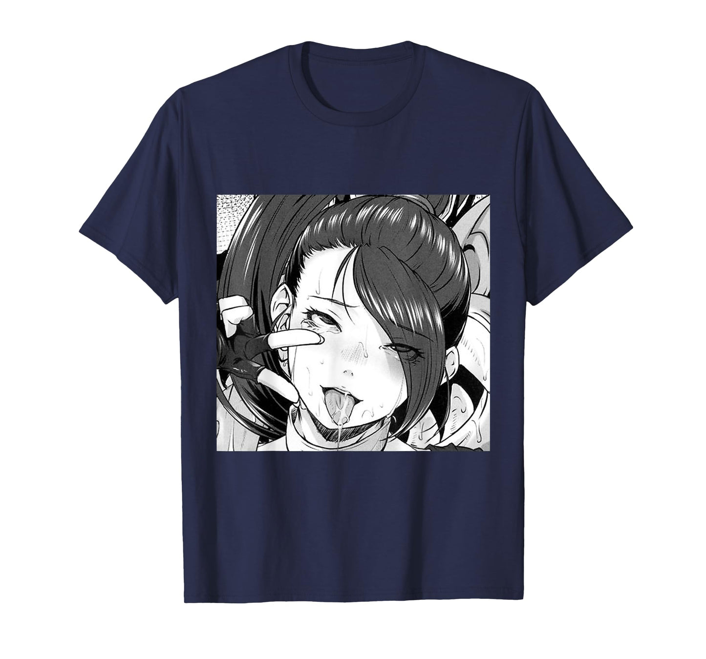 Ecchi Otaku Hentai Waifu Ahegao Girl Manga Anime T-Shirt T-Shirt