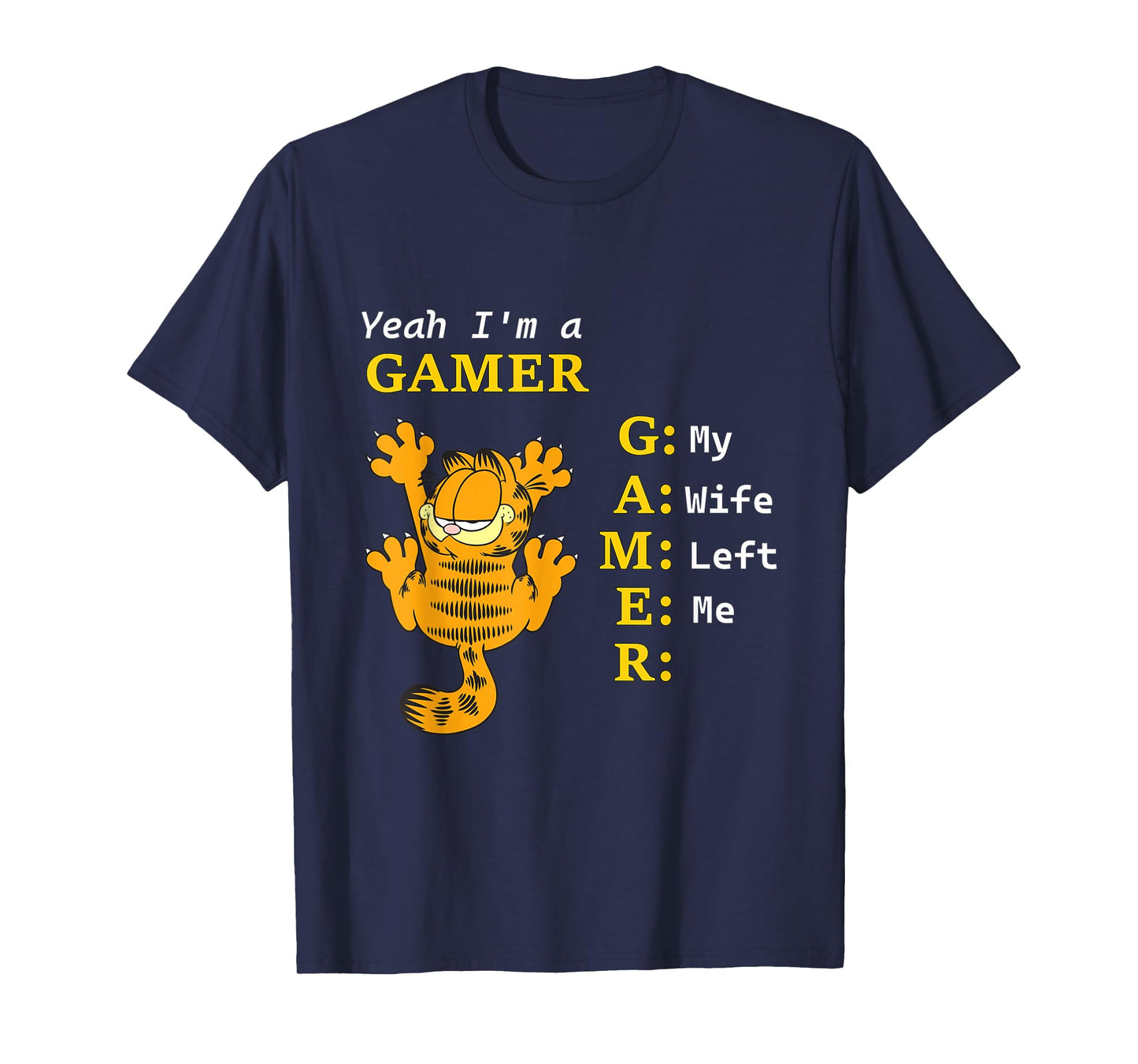 yeah im a gamer Men's Unisex-Adults Black Small Classic Fit Short Sleeve T-Shirt