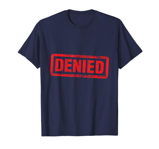 Denied Grunge Distressed Stamp T-Shirt