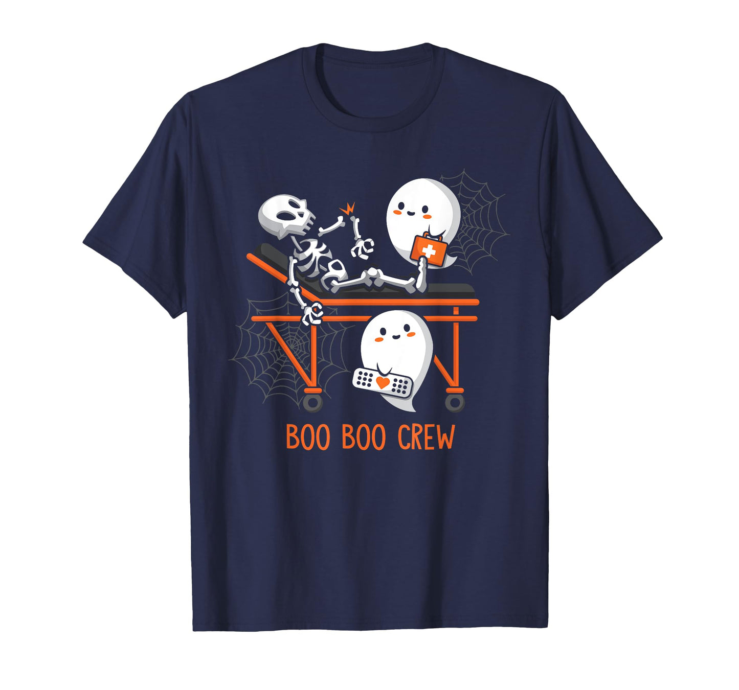 Boo Boo Crew Ghost Doctor Paramedic EMT Nurse Halloween T-Shirt