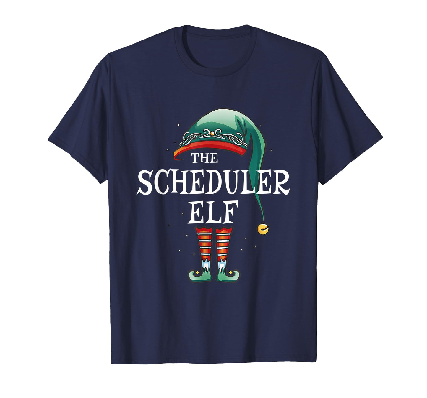 Scheduler Elf Job Christmas T-Shirt