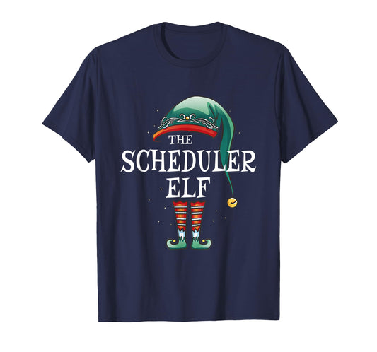 Scheduler Elf Job Christmas T-Shirt