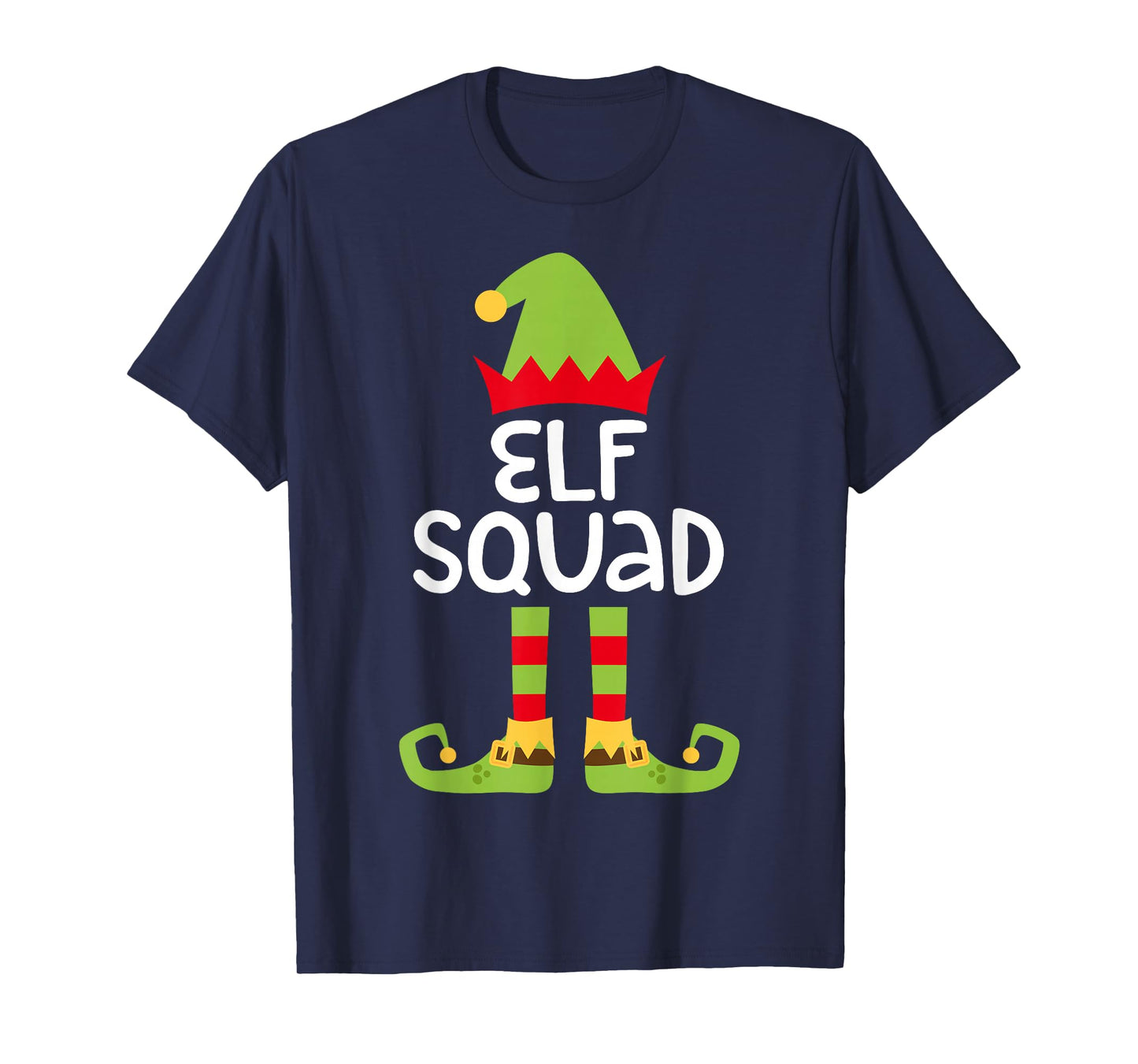 Elf Squad Shirt Matching Kids Boy Girl Christmas Elf Pajamas T-Shirt