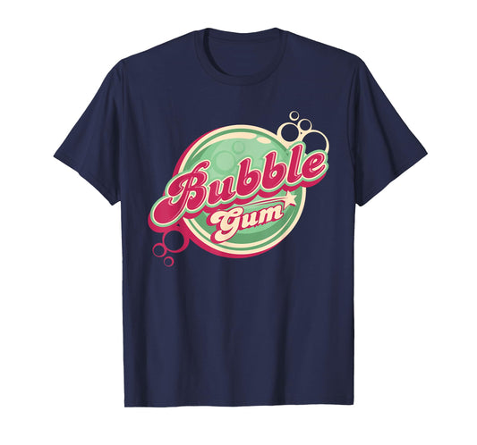 Retro Bubble Gum and 1970's Vintage Bubblegum Logo T-Shirt