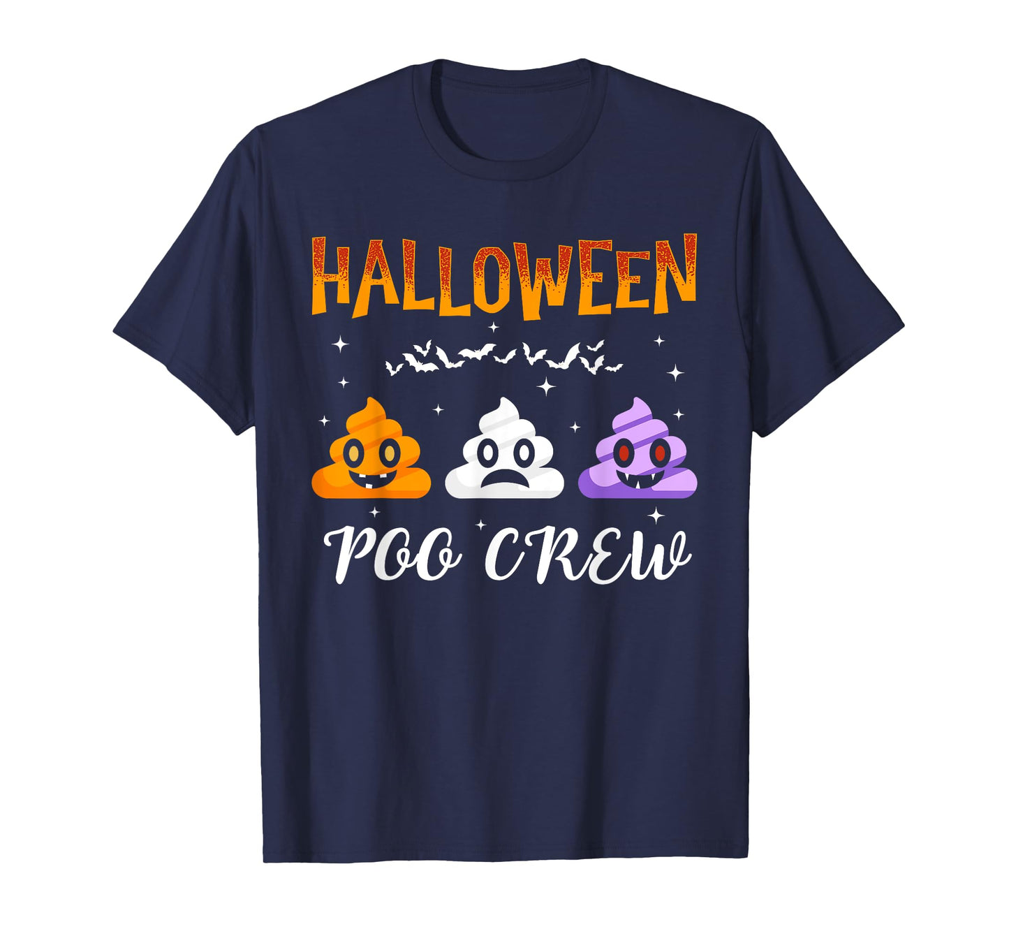 Halloween Poo-Crew Funny Halloween Poop Spooky Squad Crew T-Shirt