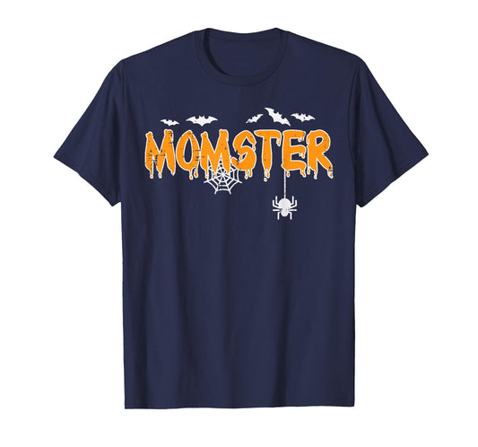 Momster Mom Mommy Matching Family Halloween Costume Women T-Shirt