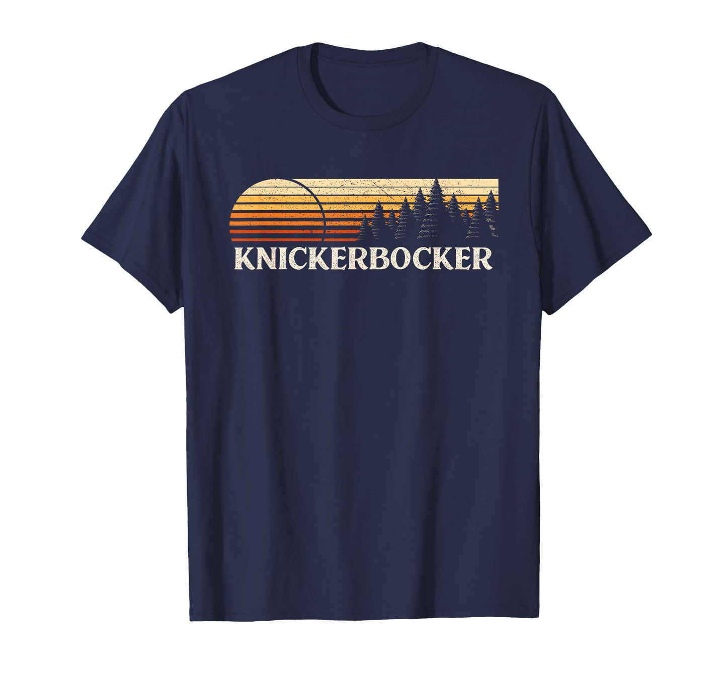 Knickerbocker, TX Vintage Evergreen Sunset Eighties Retro T-Shirt