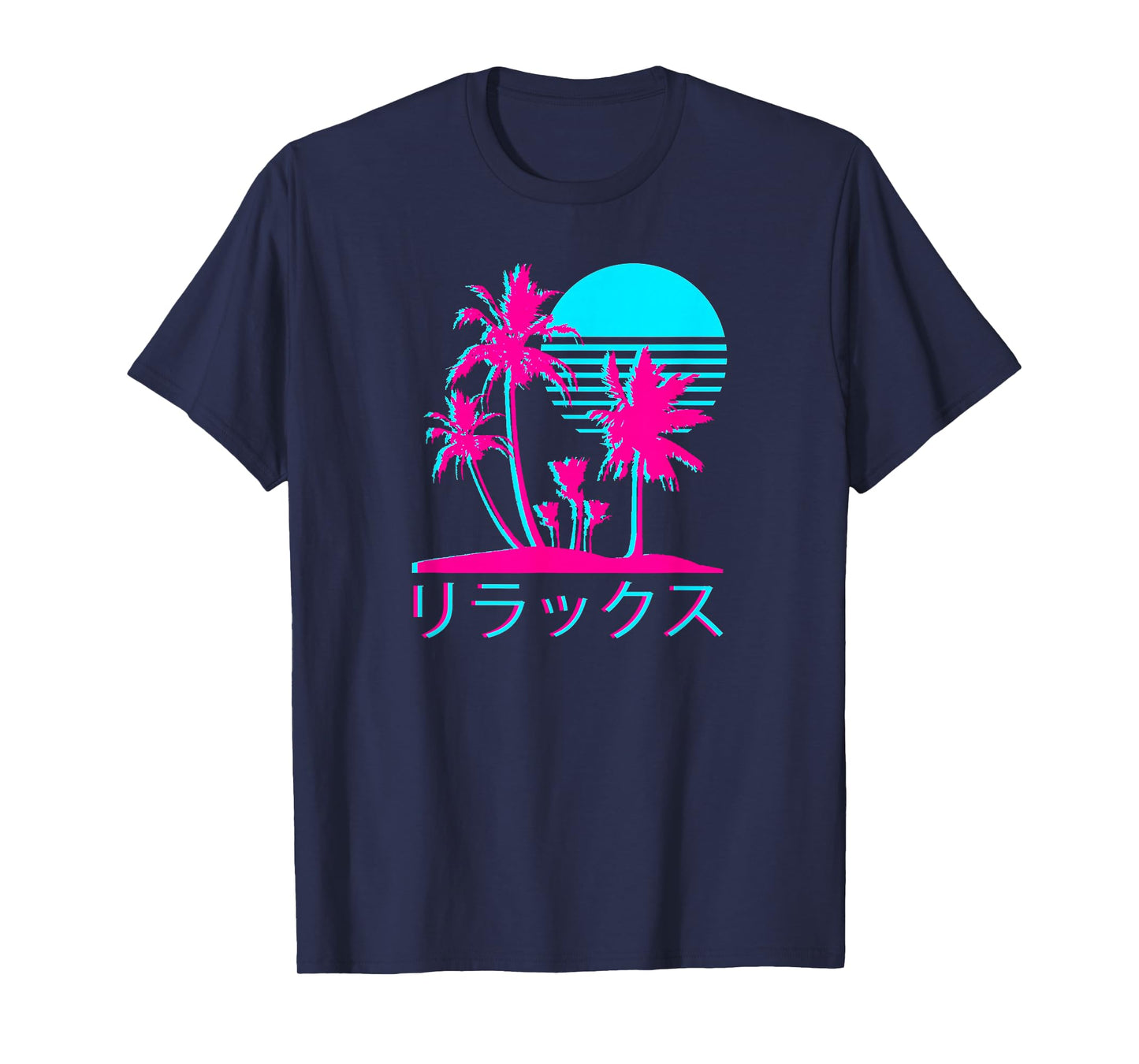 Japanese Relaxing Vaporwave Harajuku Graphic Design T-Shirt