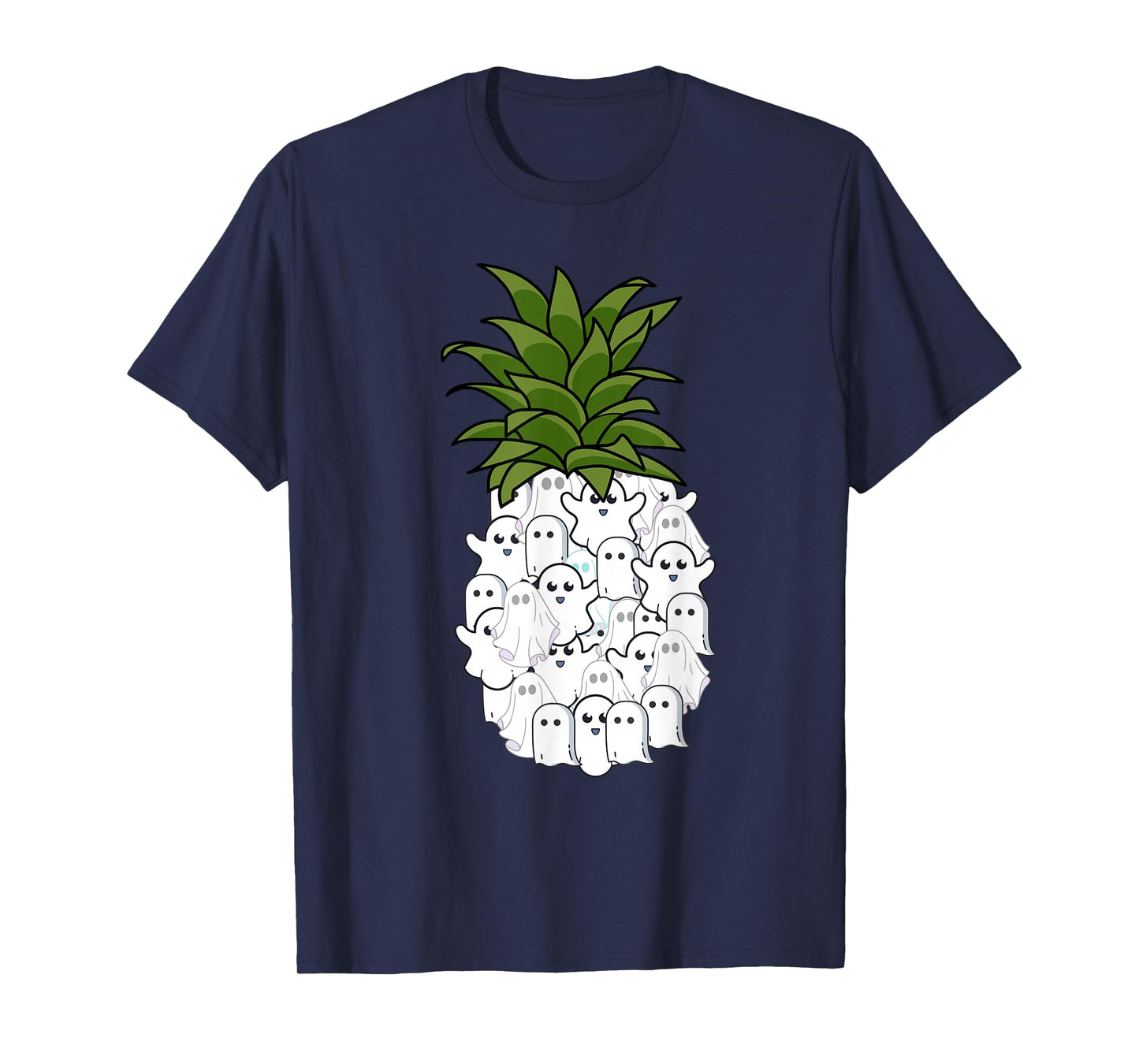 Halloween Pineapple Costume Funny Party Ghost Pineapple Love T-Shirt