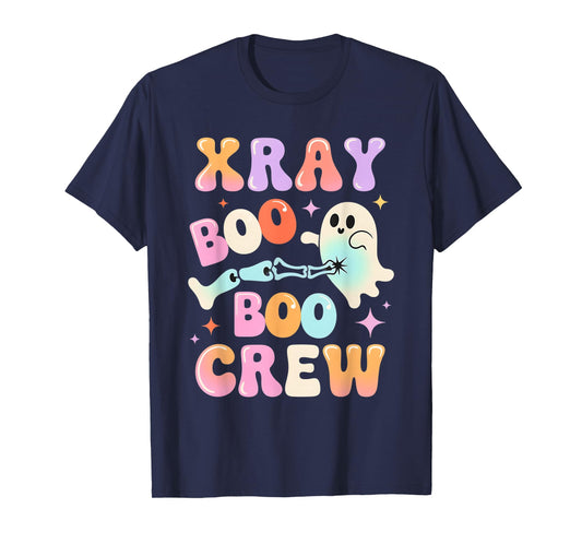 X Ray Boo Boo Crew Ghost Radiology Halloween Fall Nurse T-Shirt