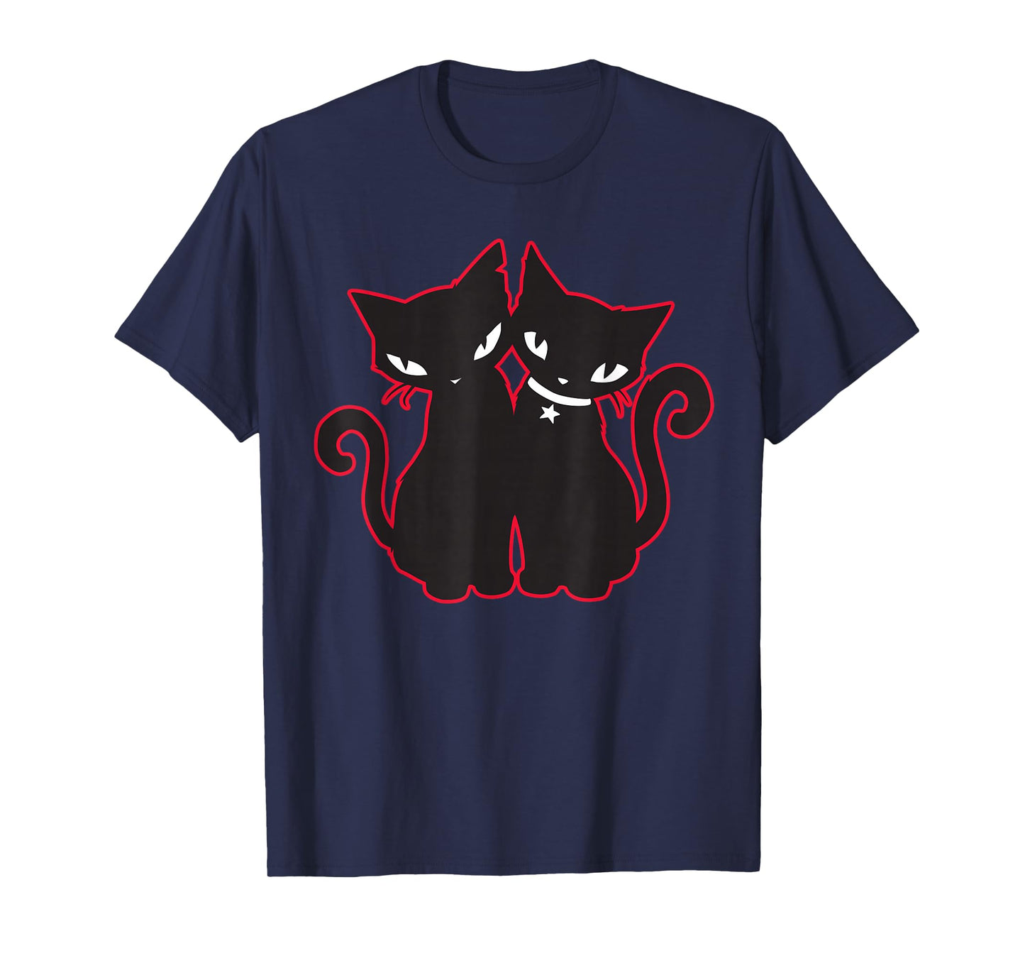 Emily The Strange Double Trouble T-Shirt - Women's X-Small Black Crew Neck Short Sleeve Classic Fit Cotton Blend T-Shirt