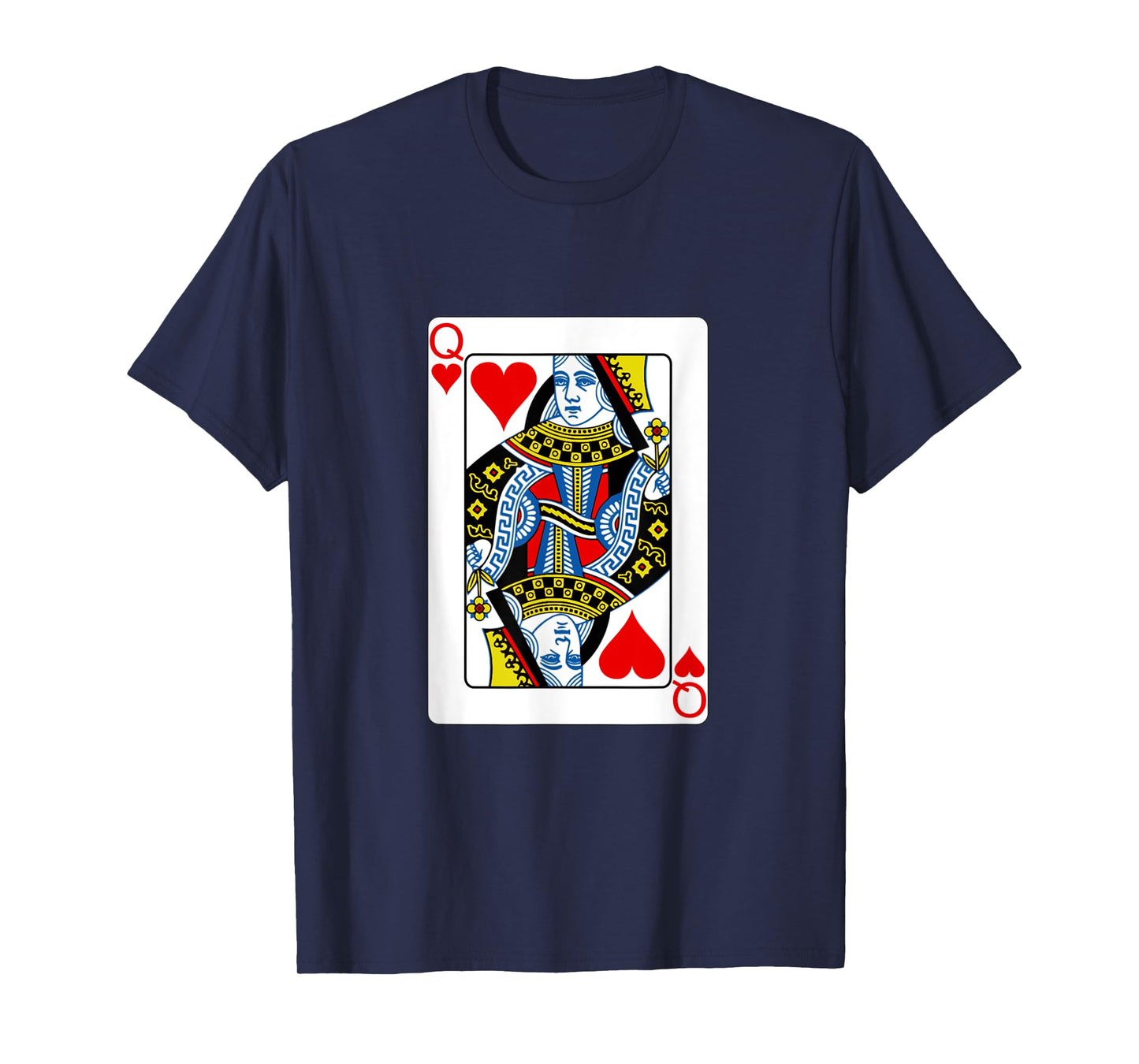 funny halloween shirt 2025 Queen Playing Card Costume fun T-Shirt
