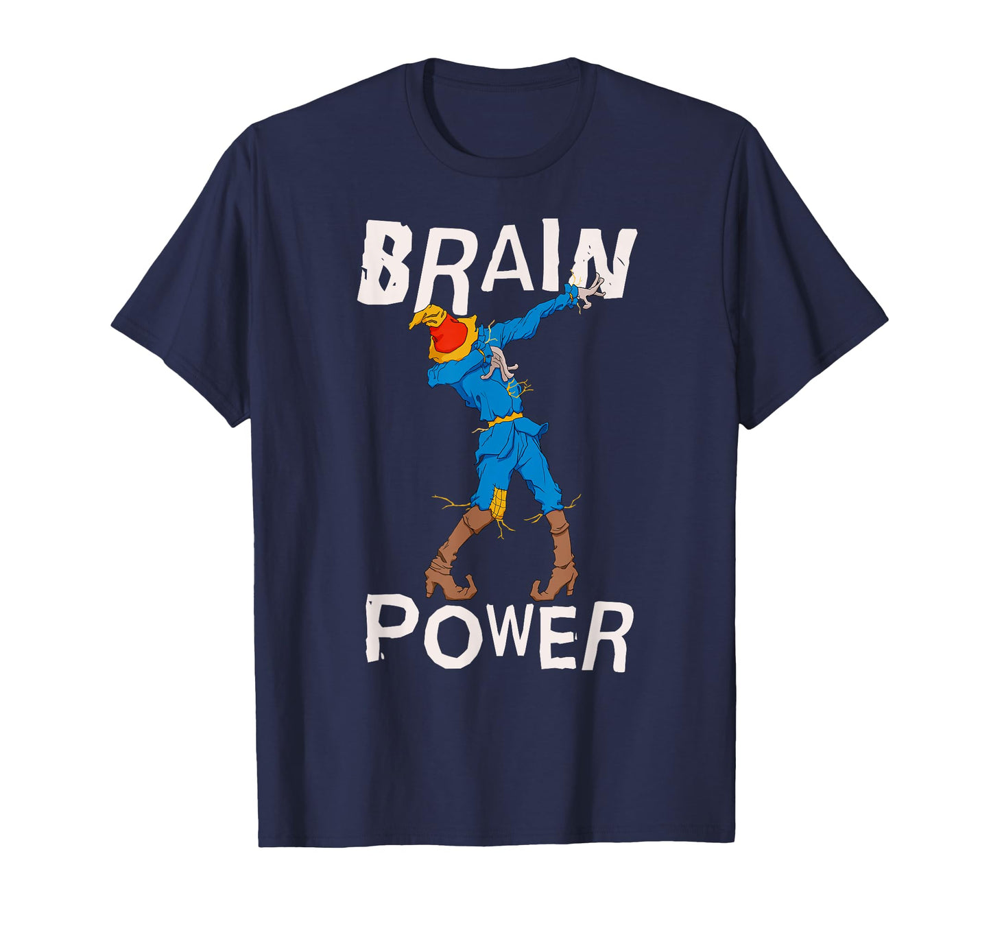 Fun Dabbing Scarecrow The Wizard of Oz Scarecrow Brain Power T-Shirt