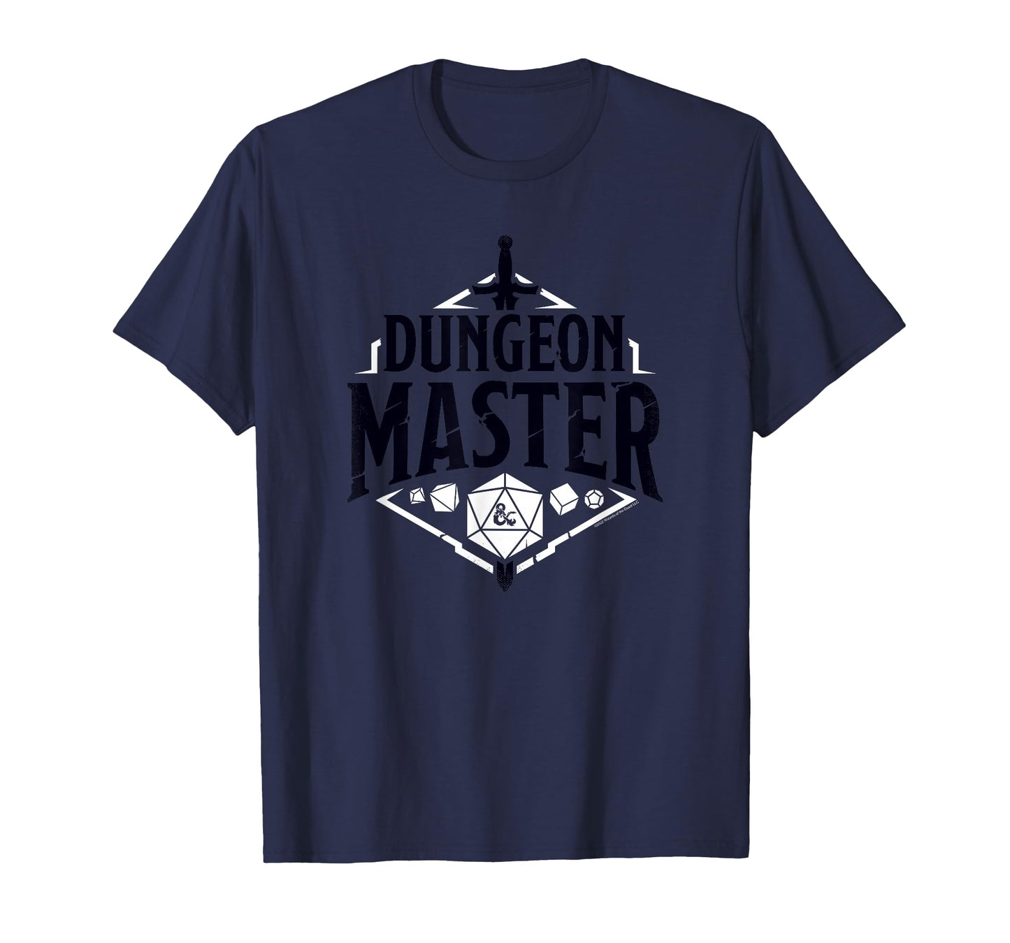 Dungeons & Dragons Dungeon Master Sword & Dice Logo T-Shirt