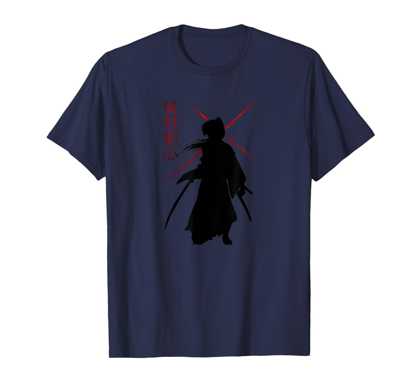 Teetastic Unisex-Adults Black Samurai X T-Shirt