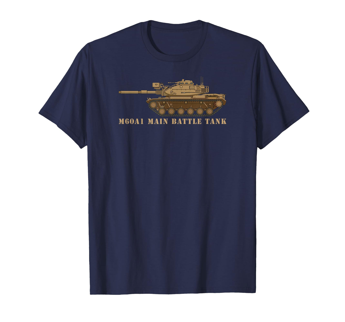M60 A1 Patton Tank American Tanks Diagram T-Shirt