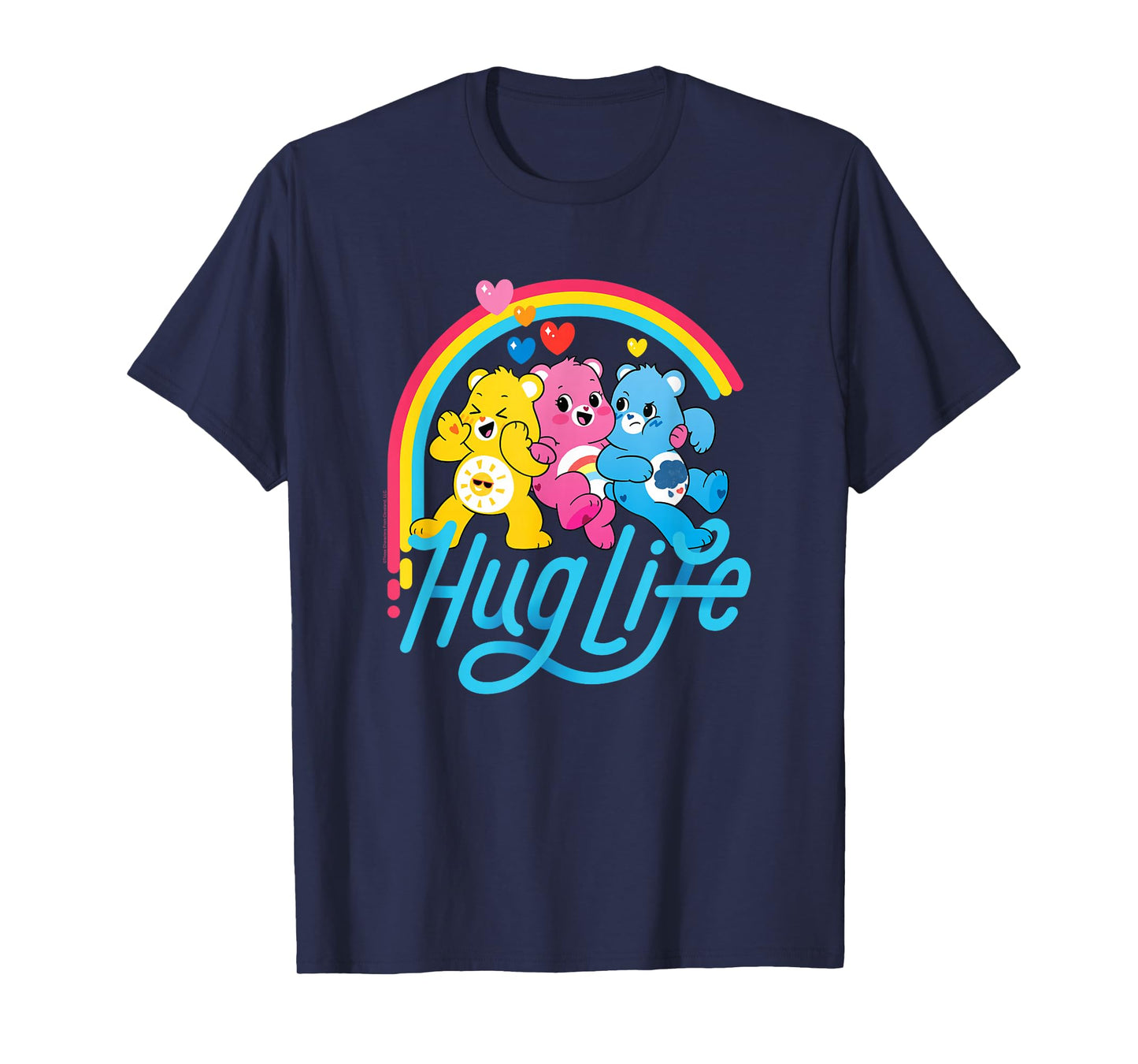Care Bears Hug Life Rainbow Cute Cartoon T-Shirt