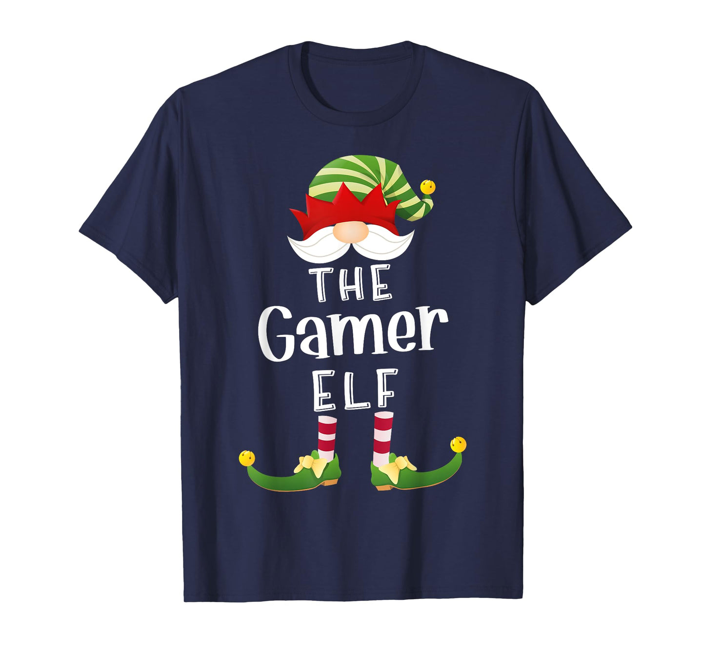 Gamer Elf Group Christmas Funny Pajama Party T-Shirt