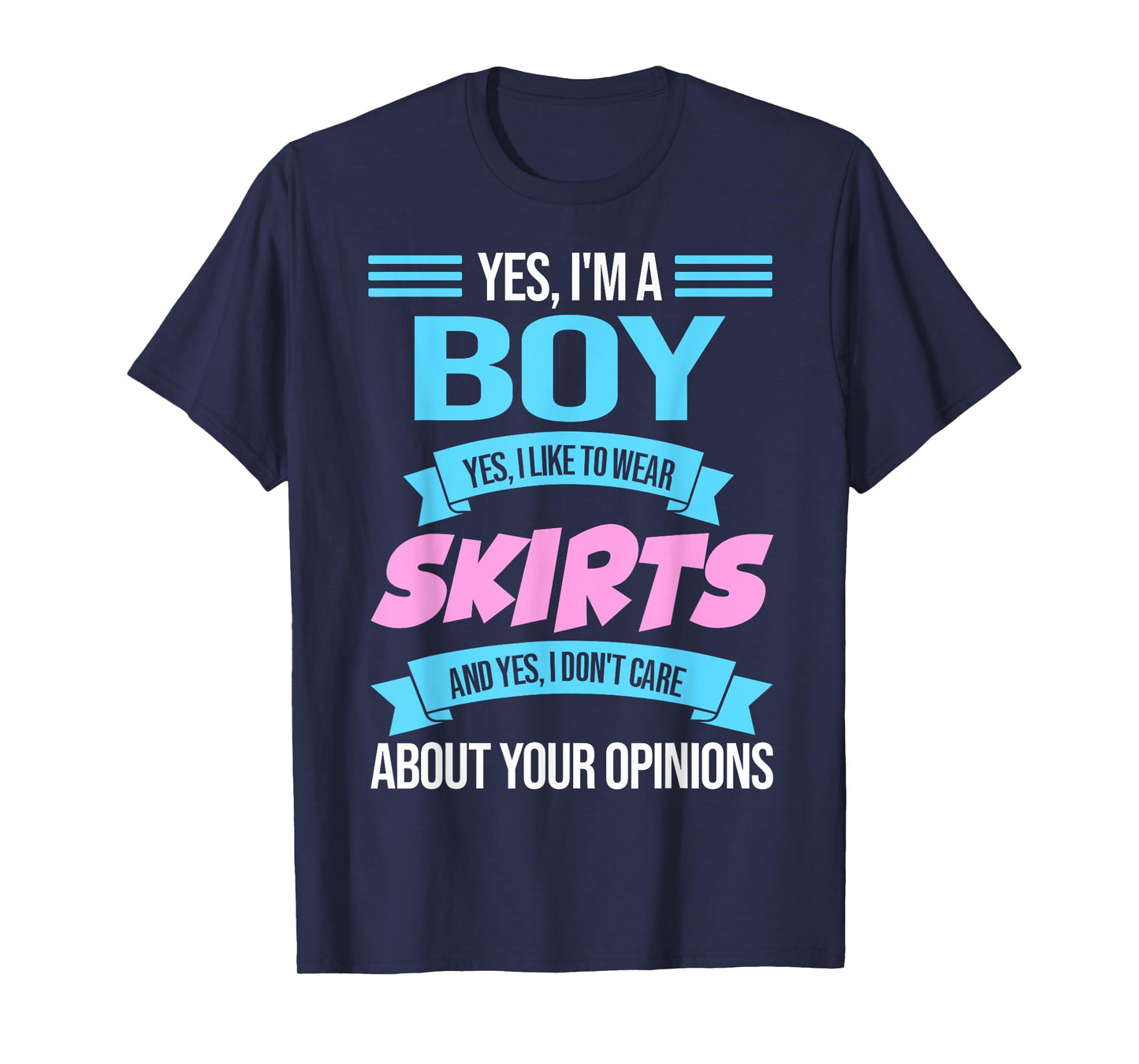 yes, I'm a boy yes, I like to wear skirts Anime Femboy T-Shirt