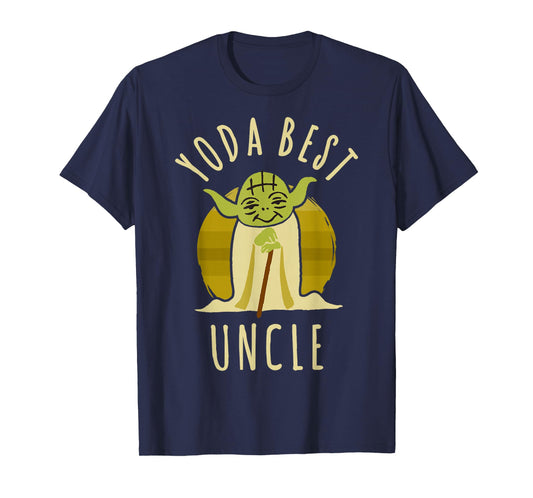 Star Wars Yoda Best Uncle Cartoon Yoda Disney+ T-Shirt