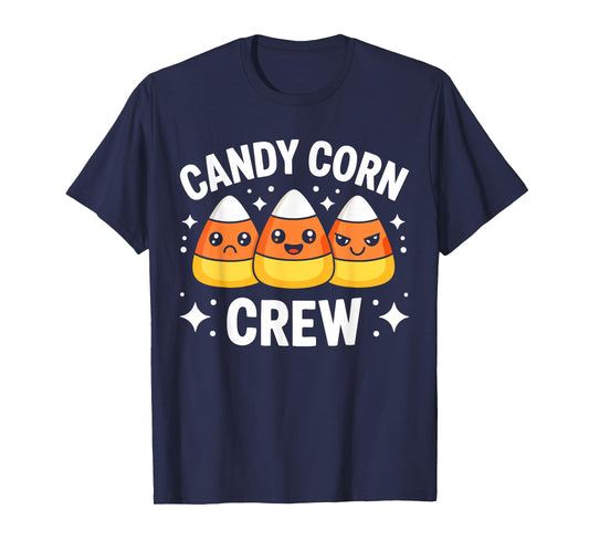Candy Corn Crew Shirt Adult Kids Men Women Halloween Costume T-Shirt