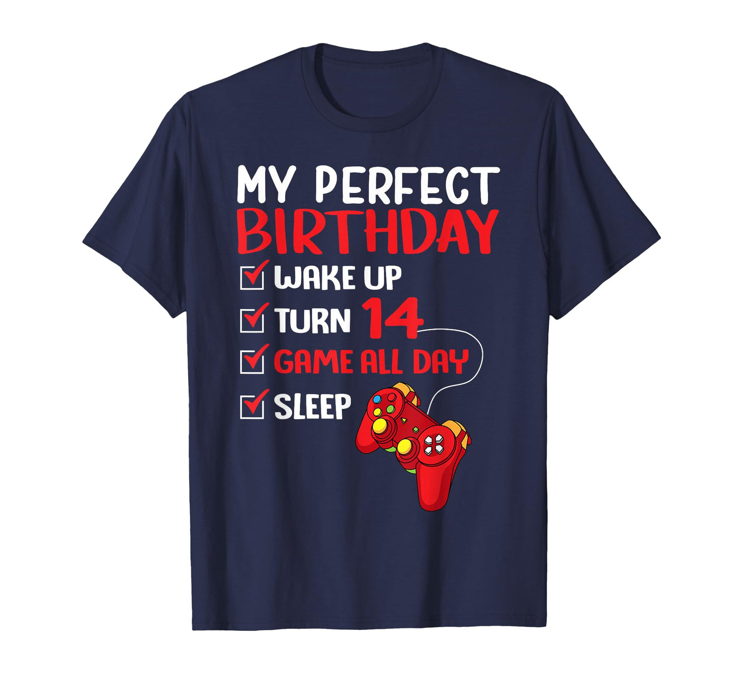 14. Perfect Birthday Player, the 14 Year Old T-Shirt