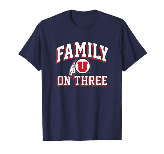 University of Utah Utes Family on Three T-Shirt