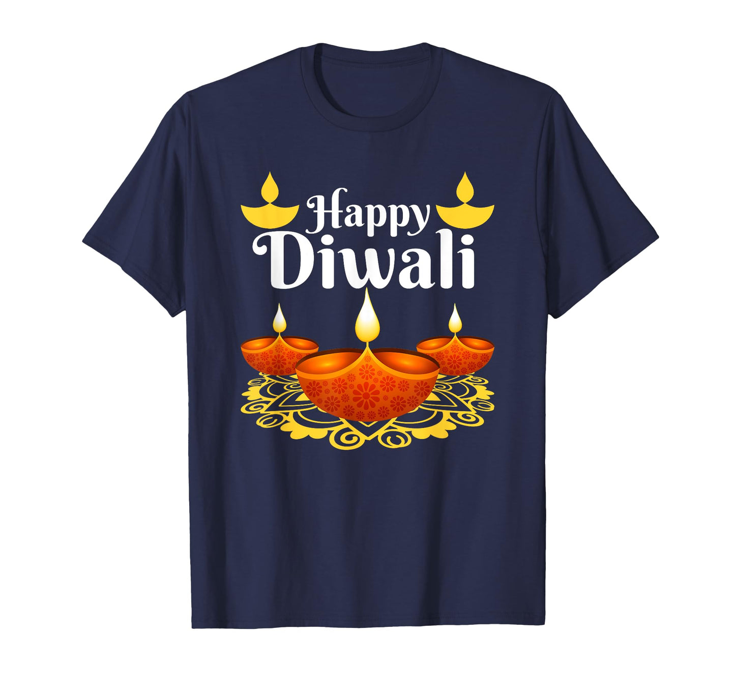 Cool Happy Diwali Festival of Light Diva Lanterns T-Shirt