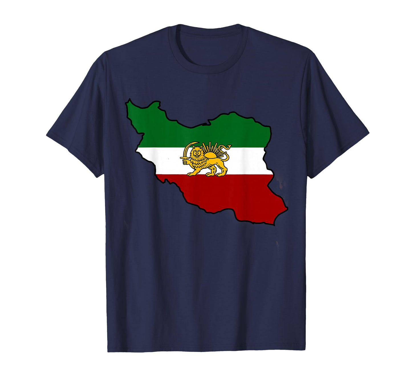 Iran flag with lion tshirt T-Shirt