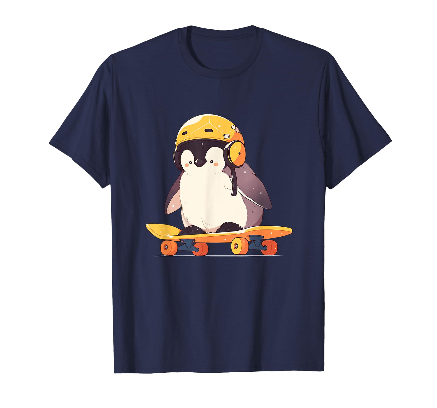 Skater Penguin - Penguin Kawaii T-Shirt