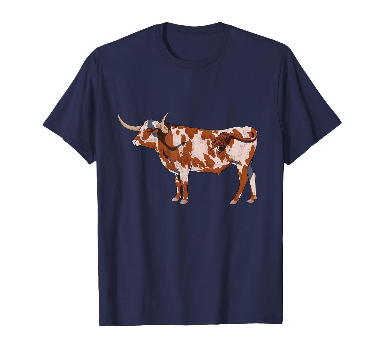 Drawing of a Longhorn Beef T-Shirt