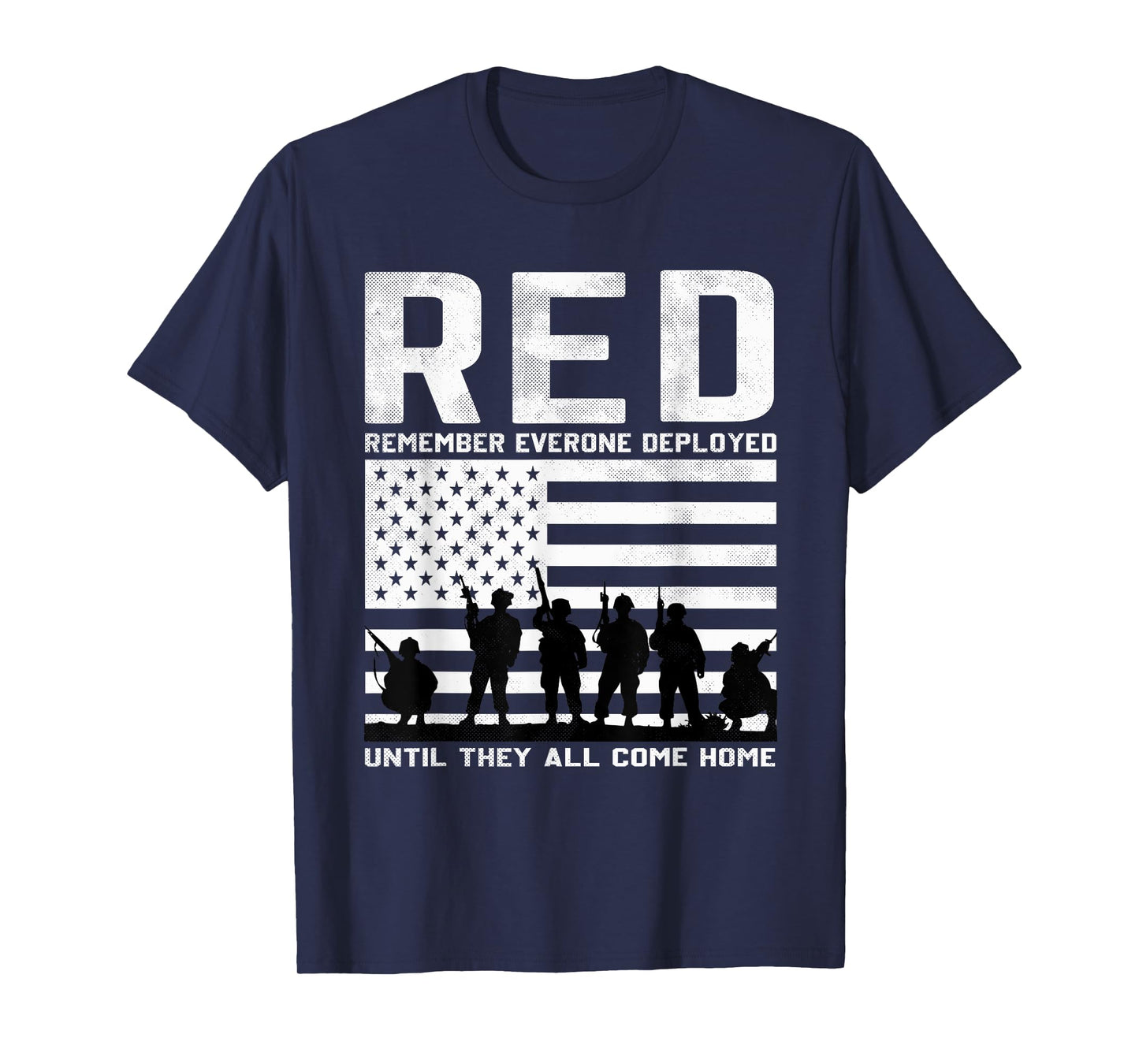 Red Friday Military US Flag Until They Come Home My Soldier T-Shirt