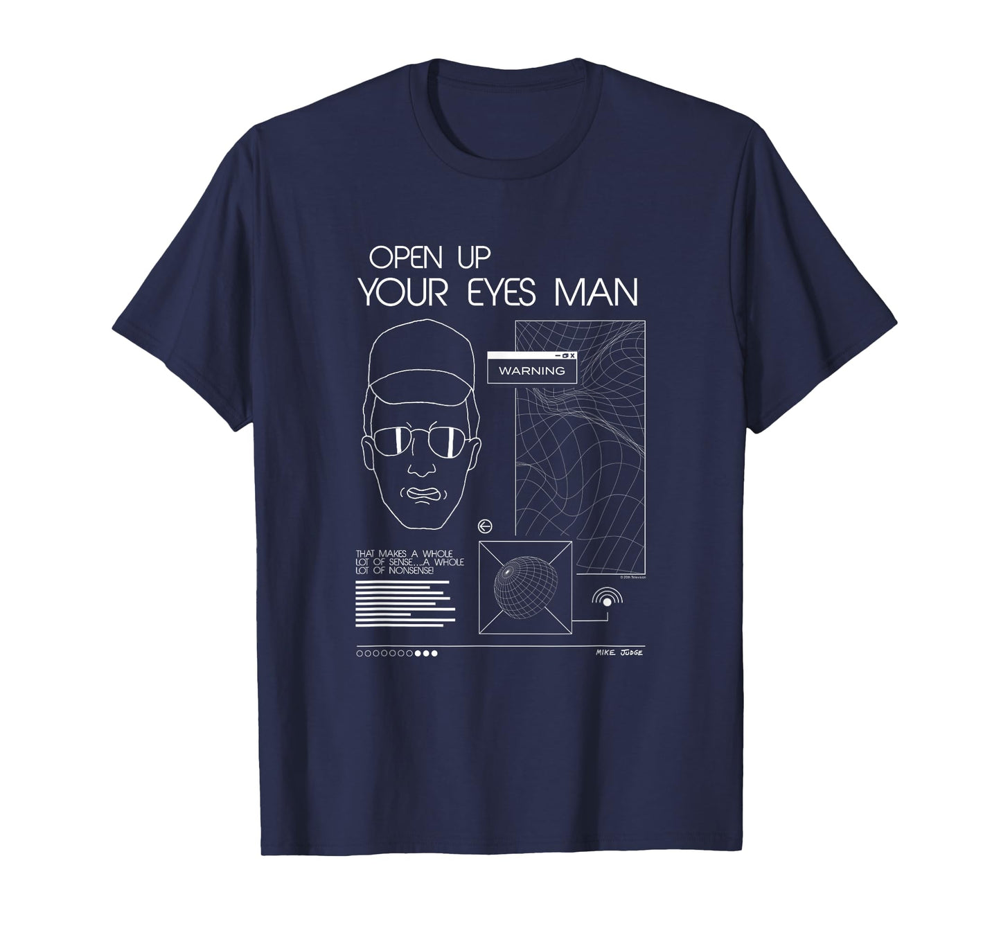 King of The Hill Dale Open Up Your Eyes Man Conspiracies T-Shirt