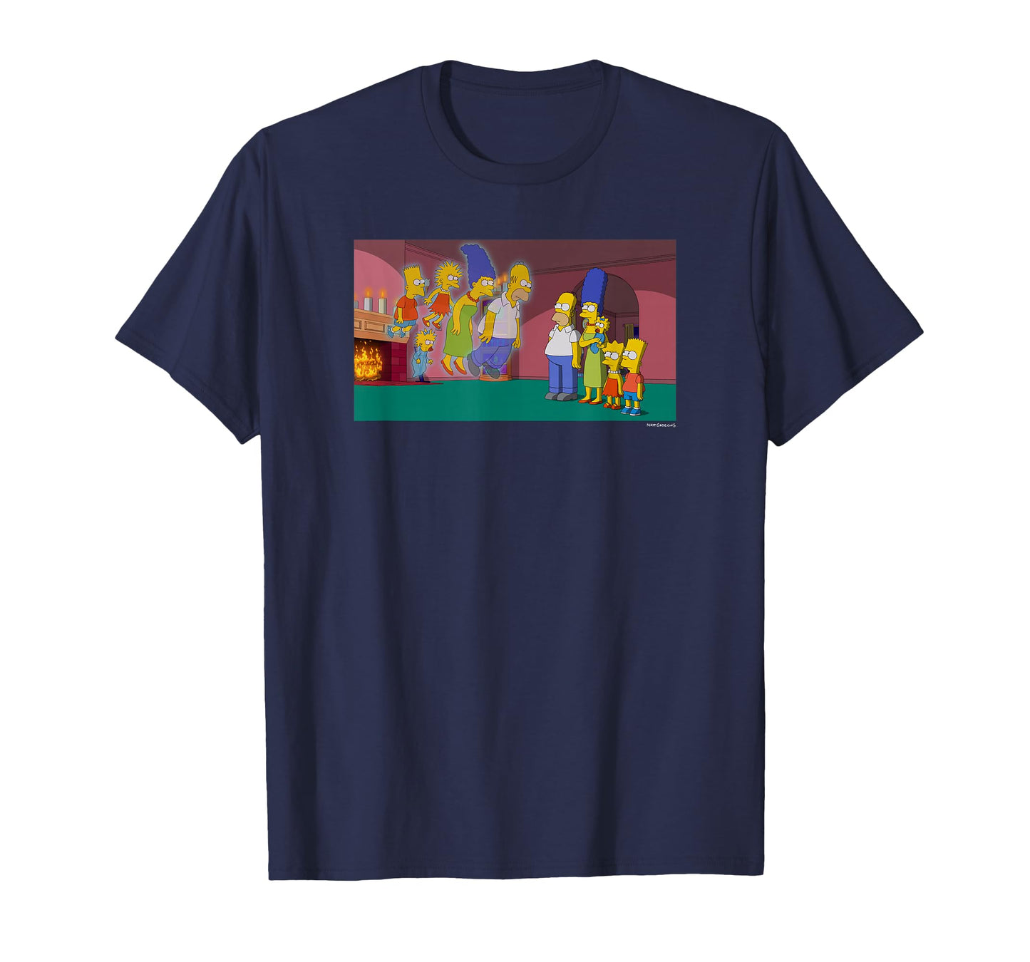 The Simpsons Treehouse Of Horror Halloween Ghost Family V-2 T-Shirt