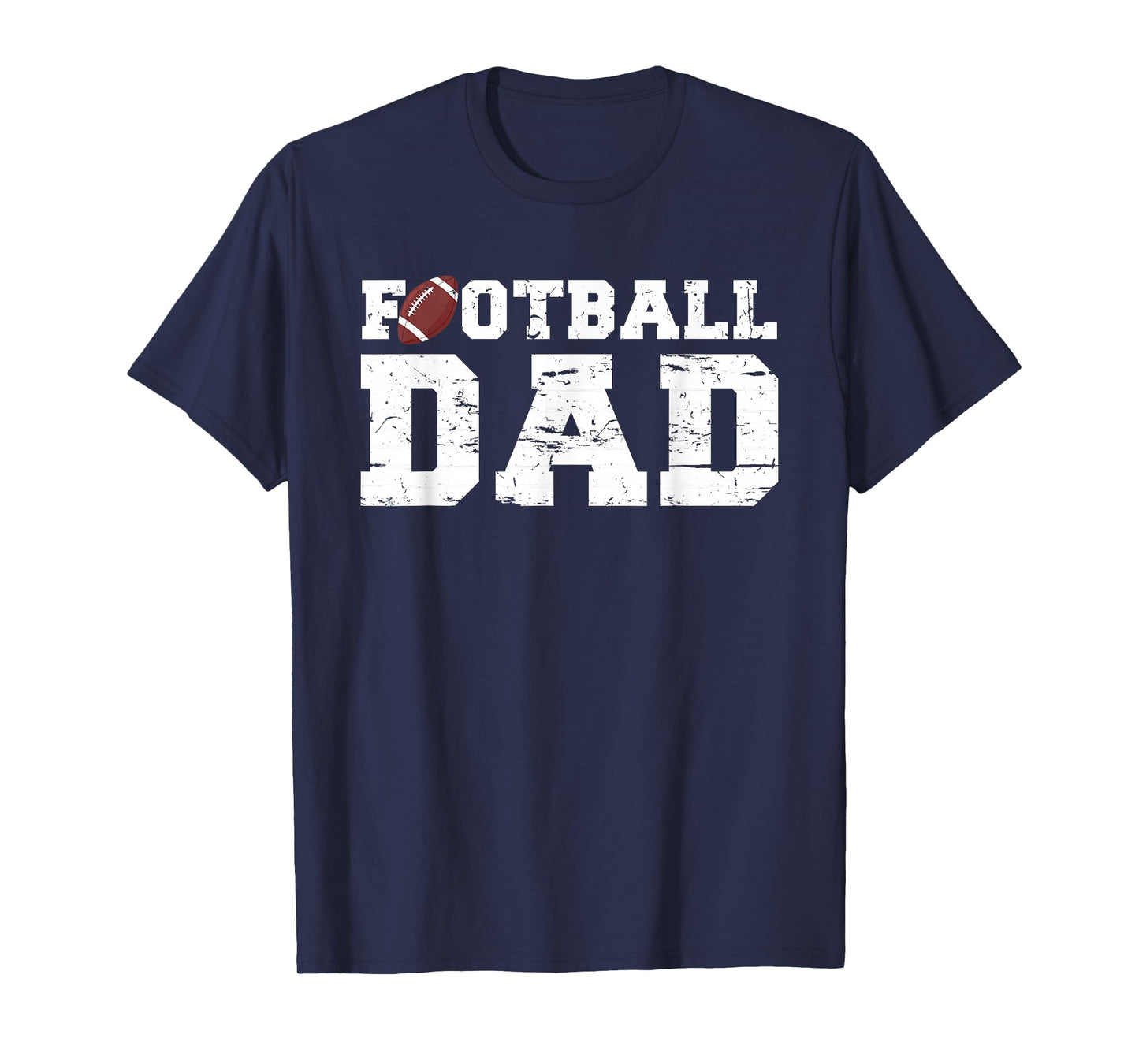 Football Papa Graphic Proud Football Dad T-Shirt
