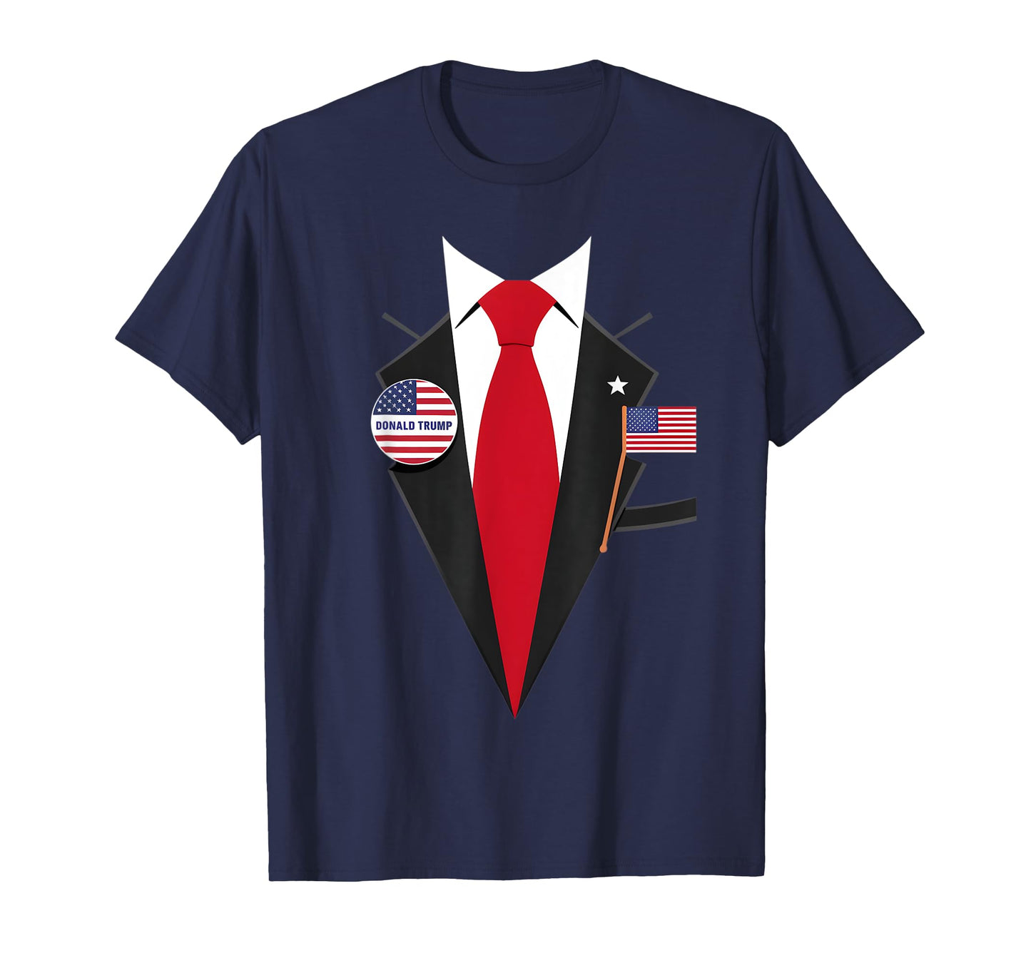Donald Trump Suit and Tie Halloween Costume T-Shirt