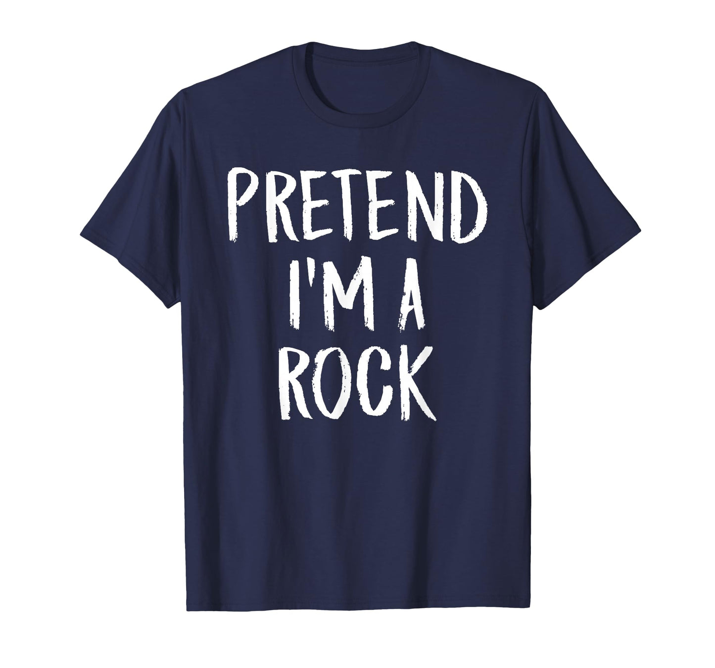 Pretend I'm A Rock Family Funny Halloween Party Costume T-Shirt