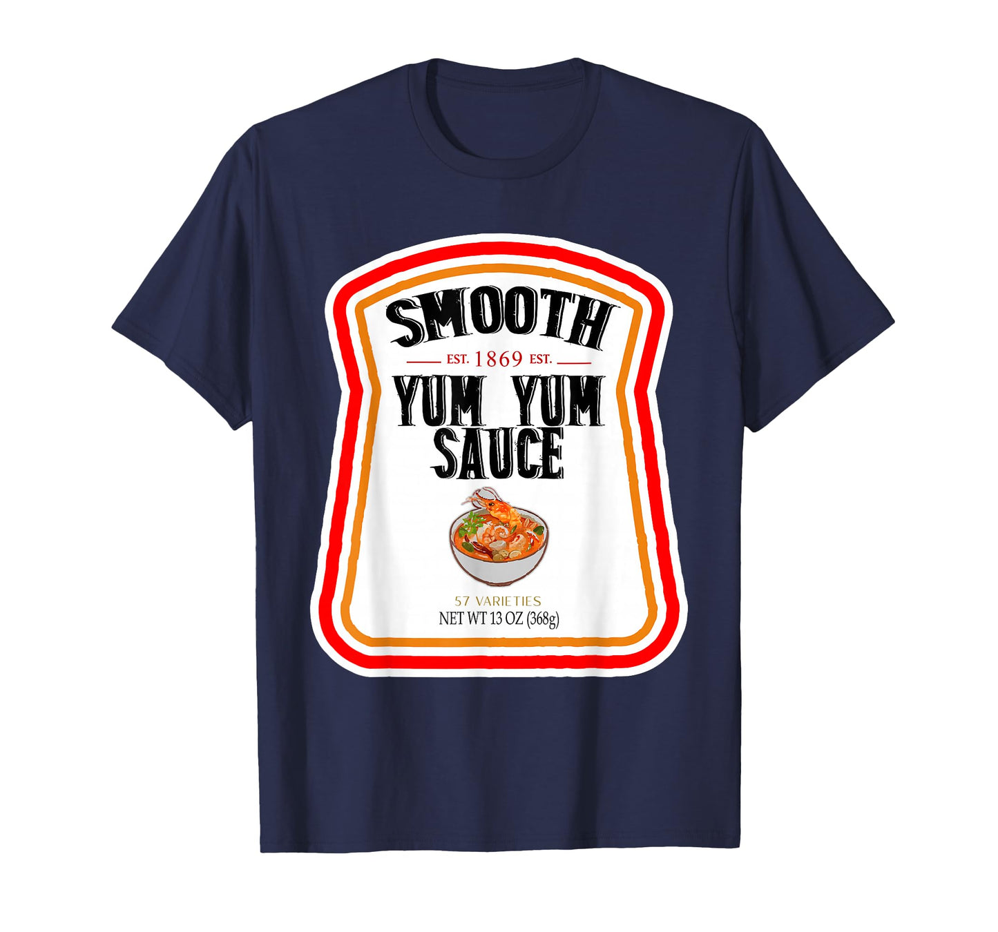 Smooth Yumyum Bottle Label Halloween 2024 Couples Costume T-Shirt