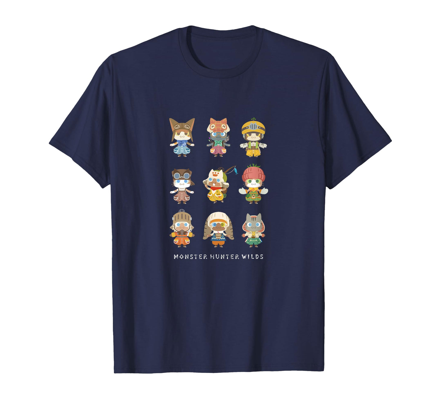 Monster Hunter Wilds Palico&Support Team T-Shirt